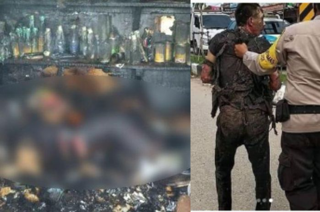 Suami di Dumai Bakar Istri hingga Tewas Diancam Pasal Berlapis